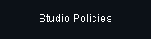 Studio Policies